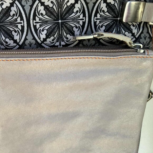 Joanel Orange Leather Flap Crossbody with Stone Trim – US OS - Picture 10 of 11